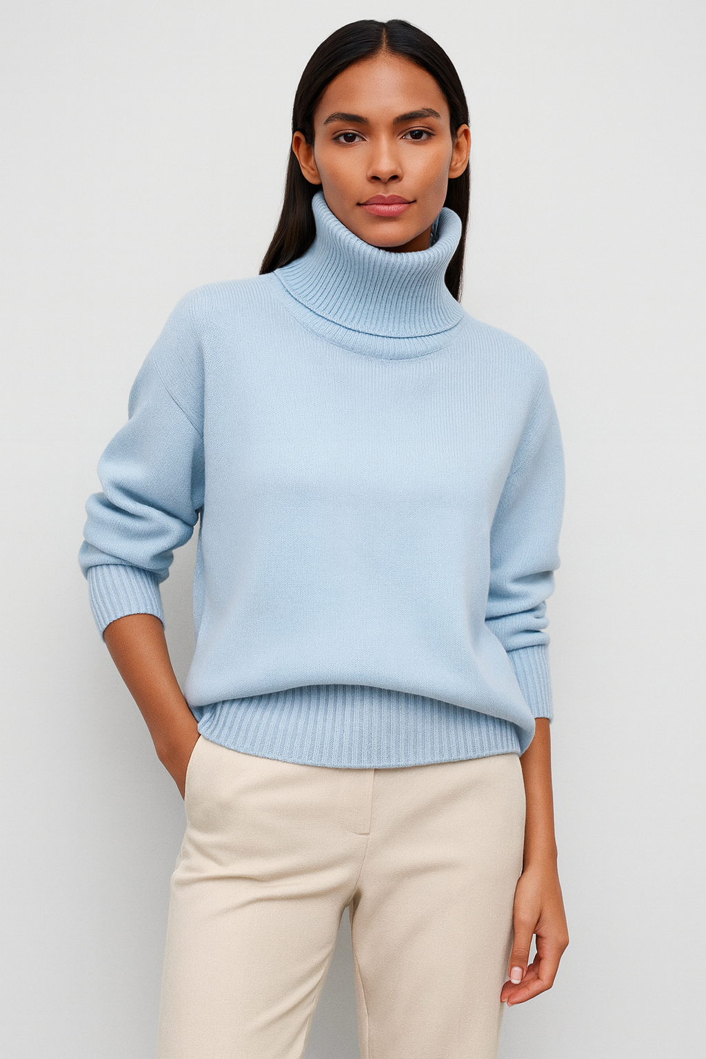 THE KINGSLEY OVERSIZED TURTLENECK -